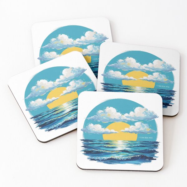 Item preview, I Can Sea You - Ocean Sunset Serenity designed and sold by WeirdSketcher.
