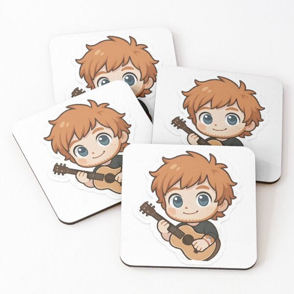 Artikelvorschau, Ed Sheeran Chibi-Gitarrist Sticker entworfen und verkauft von NotoriousDaman.
