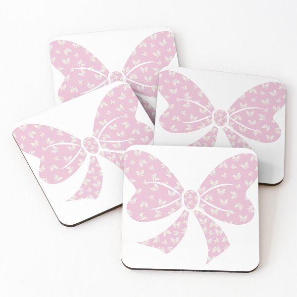 Item preview, Seamless bow pattern  design on pink background. Cute repeated romantic  designed and sold by HippoInkStudio.