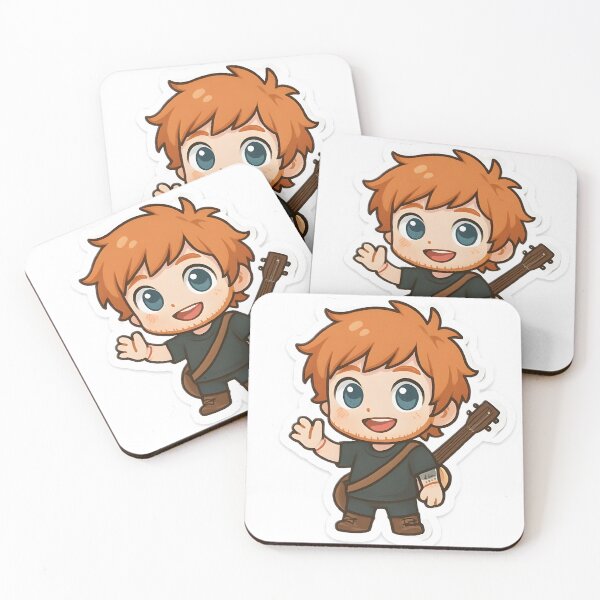 Artikelvorschau, Ed Sheeran Chibi Winken Sticker entworfen und verkauft von NotoriousDaman.