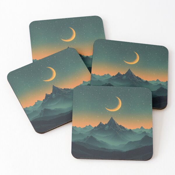 Item preview, Moonlit Mountain Adventure designed and sold by Pure_Art.
