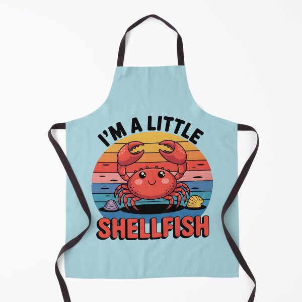 Item preview, I’m a Little Shellfish – Funny Crab Pun designed and sold by Jollys-ArtShop.