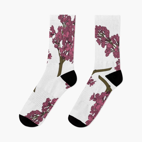 Item preview, Plain floral drawing. Blooming lilac flowers in vintage style. Elegant seamless botanical pattern made of spring flowers.  designed and sold by MatyKotiv.