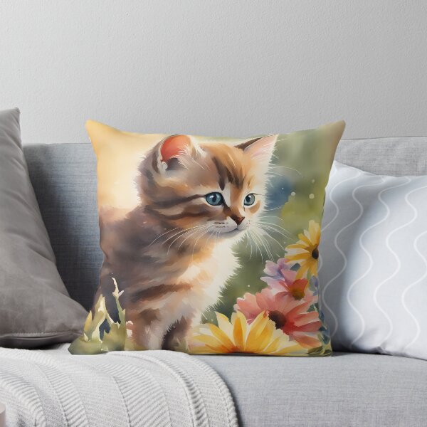 Item preview, Cute Kitten in Meadow designed and sold by BookCovered.
