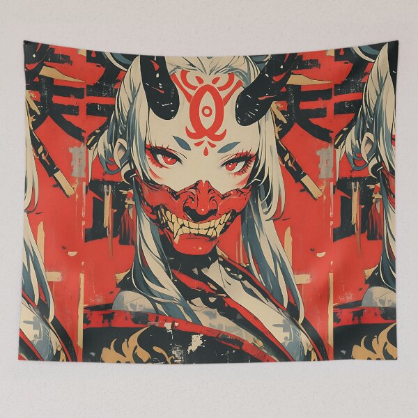Item preview, Japanese Hannya: Asian Demon designed and sold by bapupa.