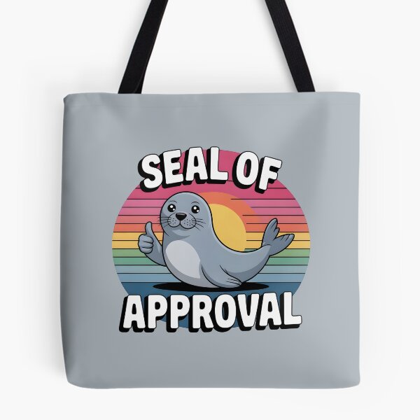 Item preview, Seal of Approval – Cute Seal Pun designed and sold by Jollys-ArtShop.