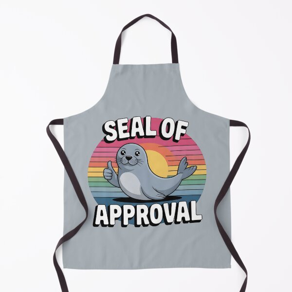 Item preview, Seal of Approval – Cute Seal Pun designed and sold by Jollys-ArtShop.