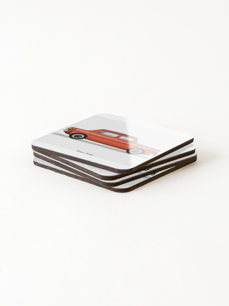 Thumbnail 4 of 5, Coasters (Set of 4), Simca Rallye 2 designed and sold by ArtoAuto.