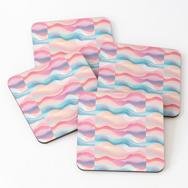 Item preview, Flowing waves of pastel colors designed and sold by MiraCleAI.