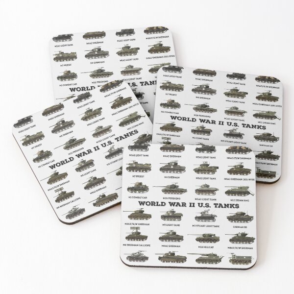 Item preview, World War II U.S. Tanks designed and sold by Craphe.