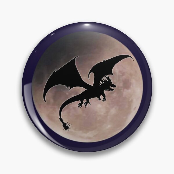 Item preview, Dragon flying over full moon  designed and sold by MindfulArtSandy.