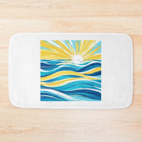 Item preview, Ocean Waves & Golden Sunrise designed and sold by ErSaSolutions.