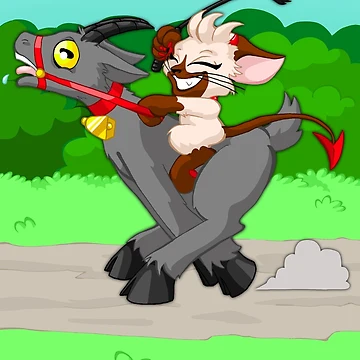 Artwork thumbnail, Goat Rider! by OffensiveBard