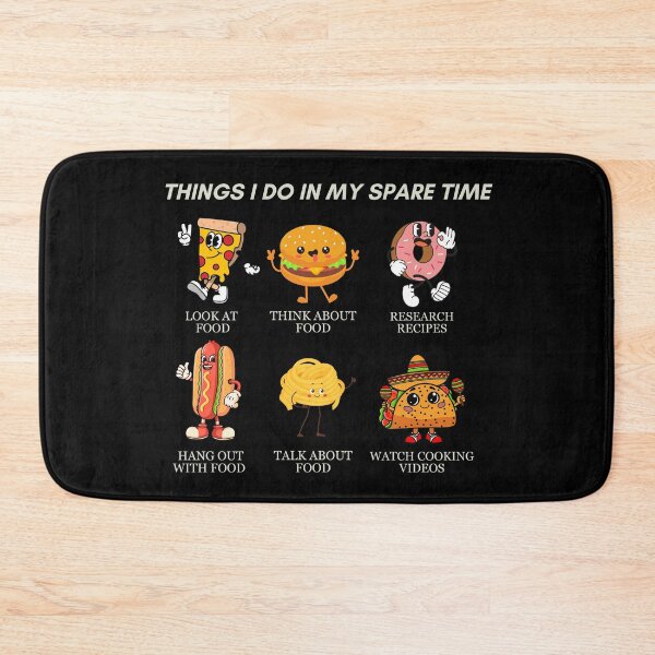 Item preview, Things I Do In My Spare Time Food Humor designed and sold by Abdu  Innovations.