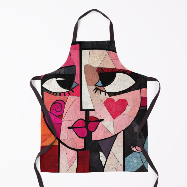 Item preview, Cubist Love - Picasso-Inspired Valentine's Art designed and sold by Moss and Moon Studio.