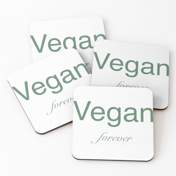 Item preview, Green “Vegan forever” text designed and sold by majownik.