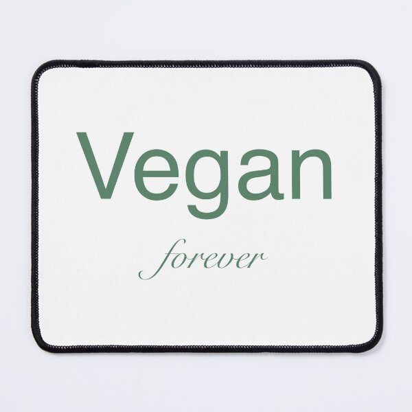 Item preview, Green “Vegan forever” text designed and sold by majownik.