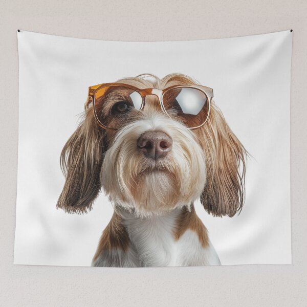 Item preview, Funny cool Grand Basset Griffon Vendéen Dog wearing sunglasses designed and sold by LazyOwlStore.