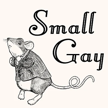 Artwork thumbnail, Small Gay Mouse by Rymdunge Art