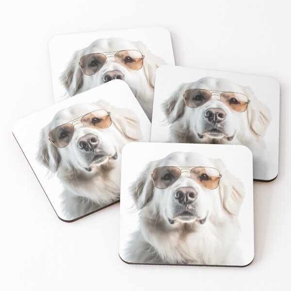 Item preview, Funny cool Great Pyrenees Dog wearing sunglasses designed and sold by LazyOwlStore.