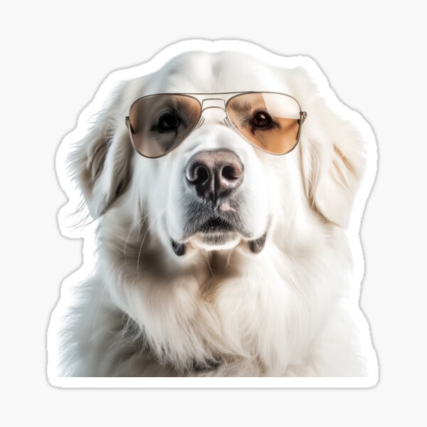 Item preview, Funny cool Great Pyrenees Dog wearing sunglasses designed and sold by LazyOwlStore.