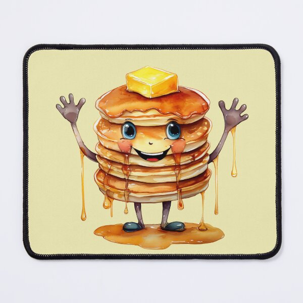 Item preview, Cute Pancake Stack with Syrup and Butter designed and sold by Olive and Lily Delights.
