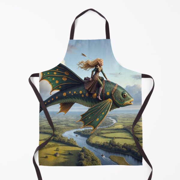 Item preview, Flying on a Fish designed and sold by M-Y-A-R-T-.