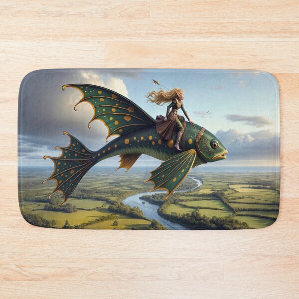 Item preview, Flying on a Fish designed and sold by M-Y-A-R-T-.