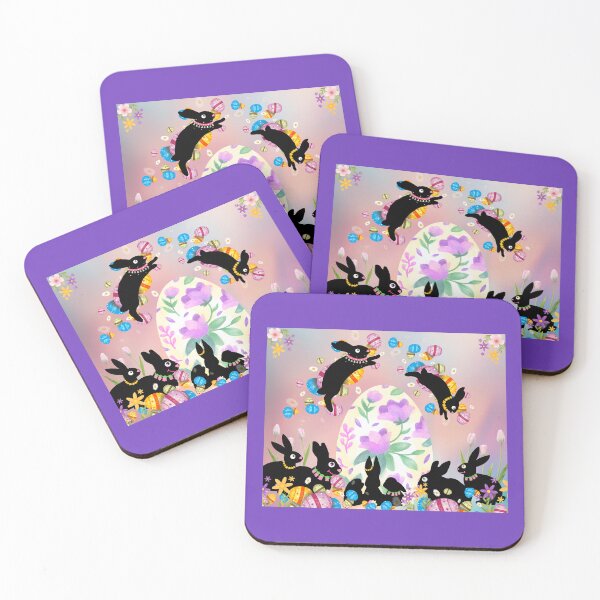 Item preview, Happy Hopping Shadow Bunnies designed and sold by EJVisuals.