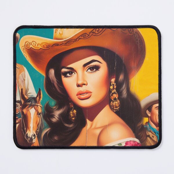Item preview, Vintage Rodeo Pin-up designed and sold by PulpVintage.