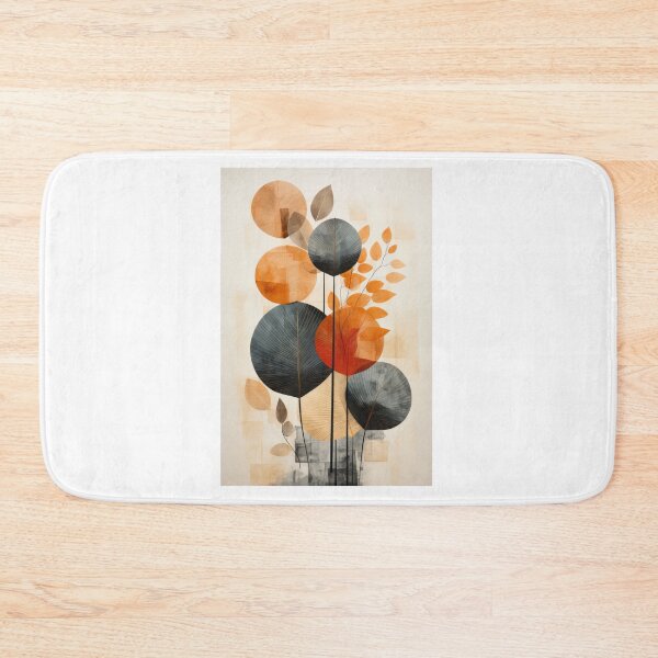 Item preview, Abstract leaf print art designed and sold by MiraCleAI.
