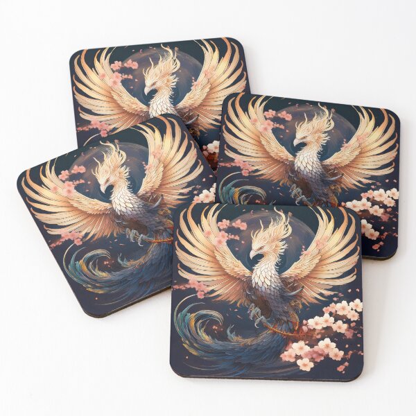 Item preview, Ketsuyami, The Ebony Phoenix – Mythological & Spiritual Art designed and sold by HighestMind_888.