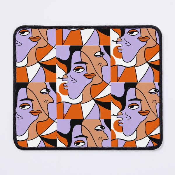 Item preview, “Harmonious Abstract Faces - Cubist Art Print” designed and sold by DigiGoods.