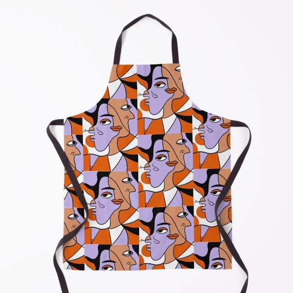Item preview, “Harmonious Abstract Faces - Cubist Art Print” designed and sold by DigiGoods.
