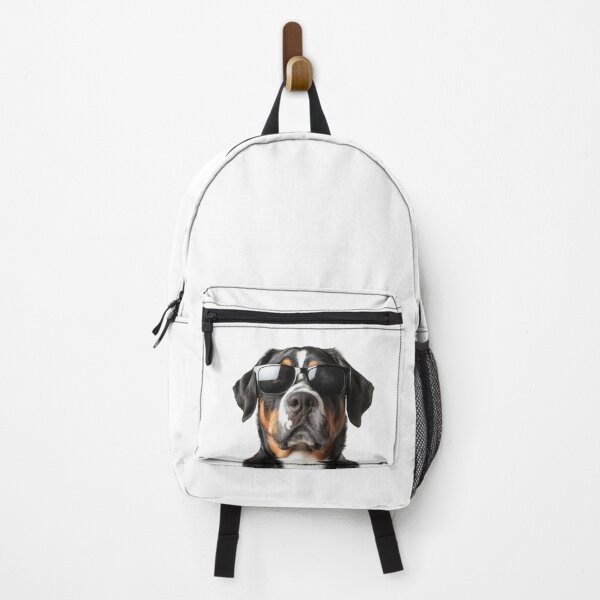 Item preview, Funny cool Greater Swiss Mountain Dog wearing sunglasses designed and sold by LazyOwlStore.