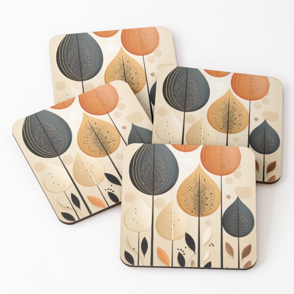 Item preview,  Abstract leaf print art designed and sold by MiraCleAI.