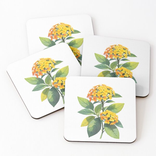 Item preview, Yellow Lantana (Lantana camara) designed and sold by HOMETOWN86.