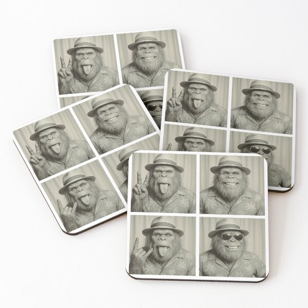 Item preview, Bigfoot Summer Vacation Photobooth designed and sold by The Art of Kkatarynka.