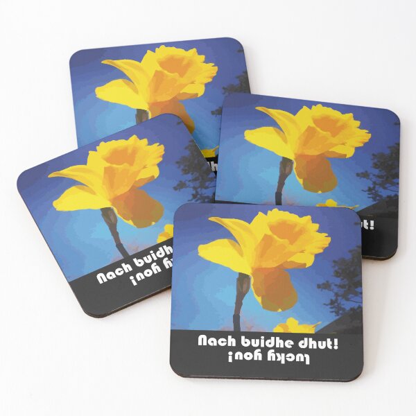 Item preview, Lucky you! | Nach buidhe dhut! Scottish Gaelic literal translation ‘how yellow for you!'  designed and sold by Mamaidh Made.
