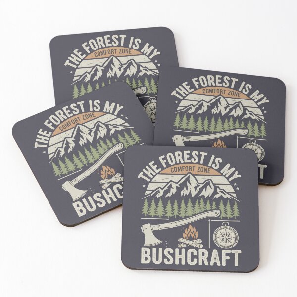 Item preview, Bushcraft the forest is my comfort zone designed and sold by IdeaTree.