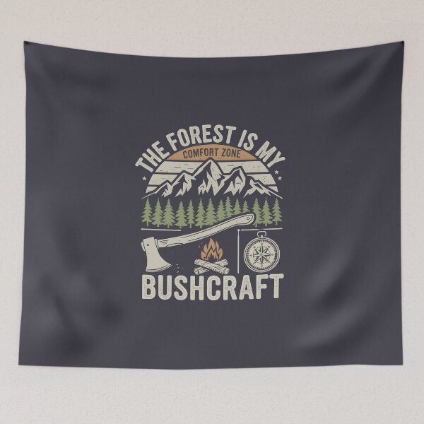 Item preview, Bushcraft the forest is my comfort zone designed and sold by IdeaTree.
