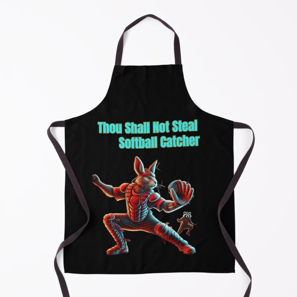 Item preview, Thou Shall Not Steal Softball Catcher designed and sold by TrendsLook.
