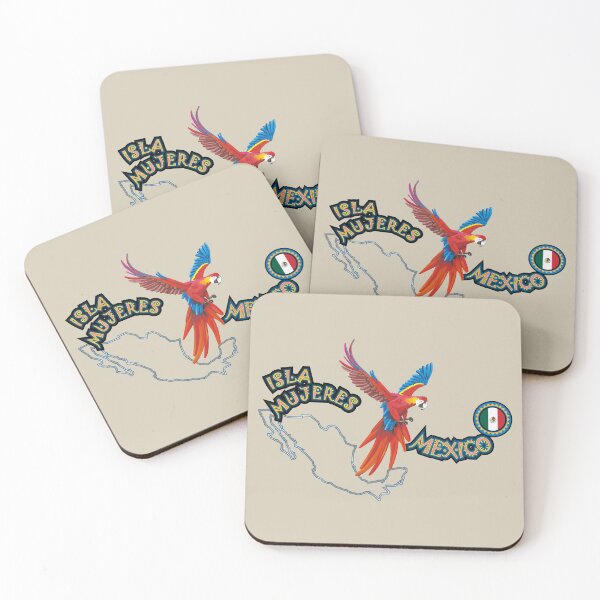 Item preview, Isla Mujeres Mexico macaw designed and sold by studioss76.