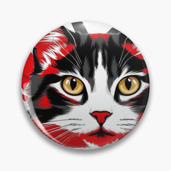Item preview, Sweet Cat in total abstract  designed and sold by Inkoverse32.