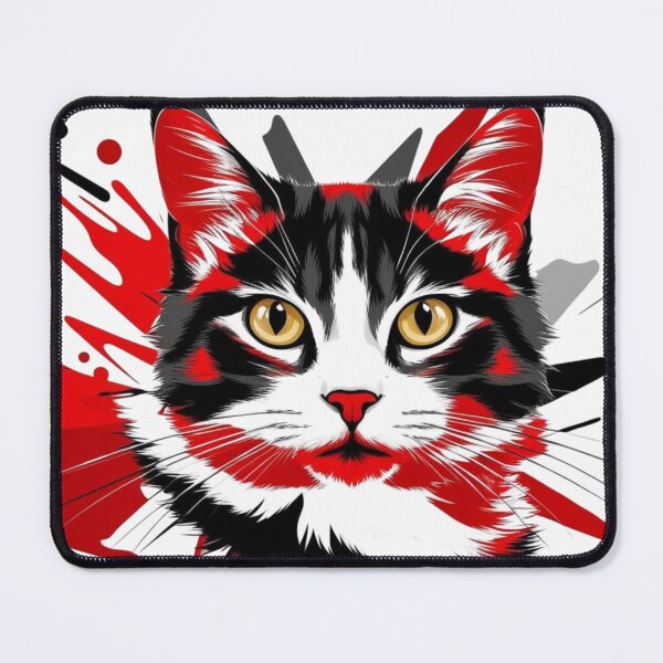Item preview, Sweet Cat in total abstract  designed and sold by Inkoverse32.