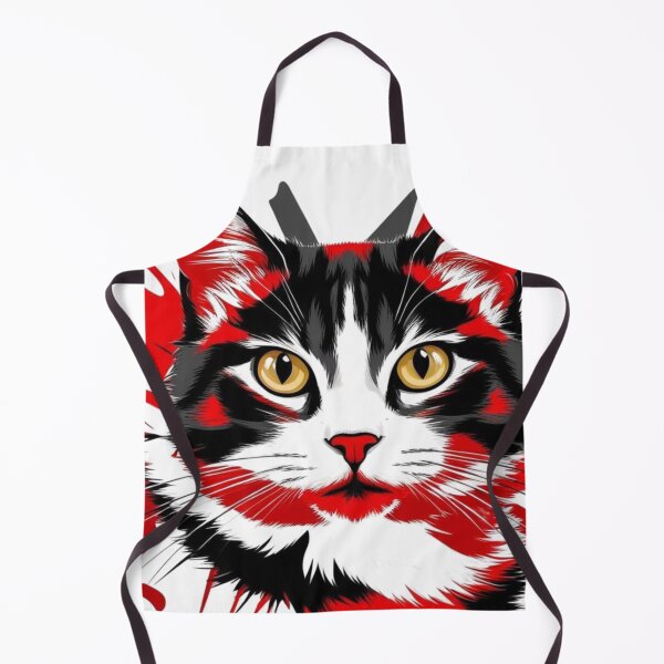 Item preview, Sweet Cat in total abstract  designed and sold by Inkoverse32.