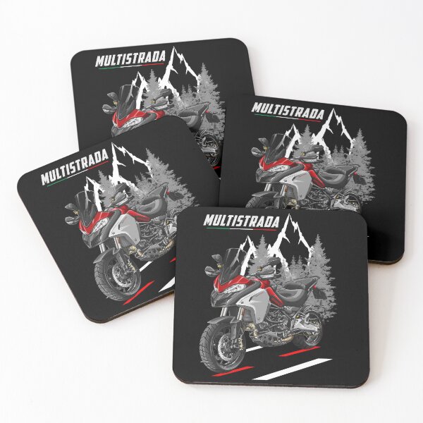 Item preview, Ducati Multistrada 1260 (Enduro Red) for Motorcycle Riders designed and sold by MotoApparelHub.