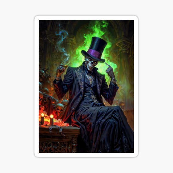 Aperçu de l'œuvre Baron Samedi créée et vendue par AliceWhiteDF.