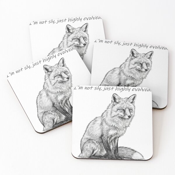 Item preview, Fox Design - Highly Evolved designed and sold by pandainkydreams.