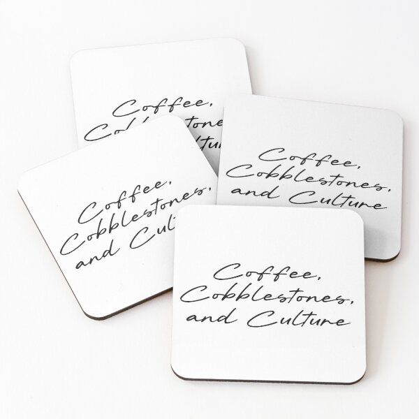 Item preview, Coffee, Cobblestones, and Culture designed and sold by Ninjacatoff.